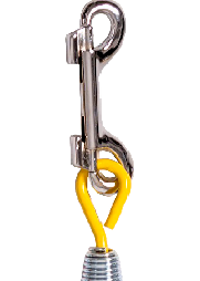 mosqueton amarillo volteado - Molas para equipamentos de Pilates Linha Contemporânea