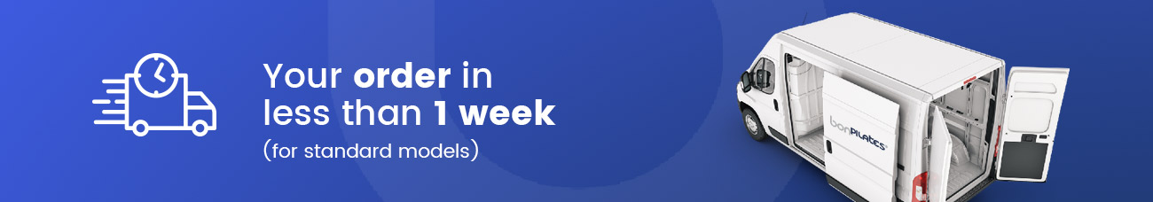 Your order in
less than 1 week