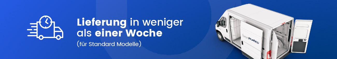 Lieferung in weniger als einer Woche