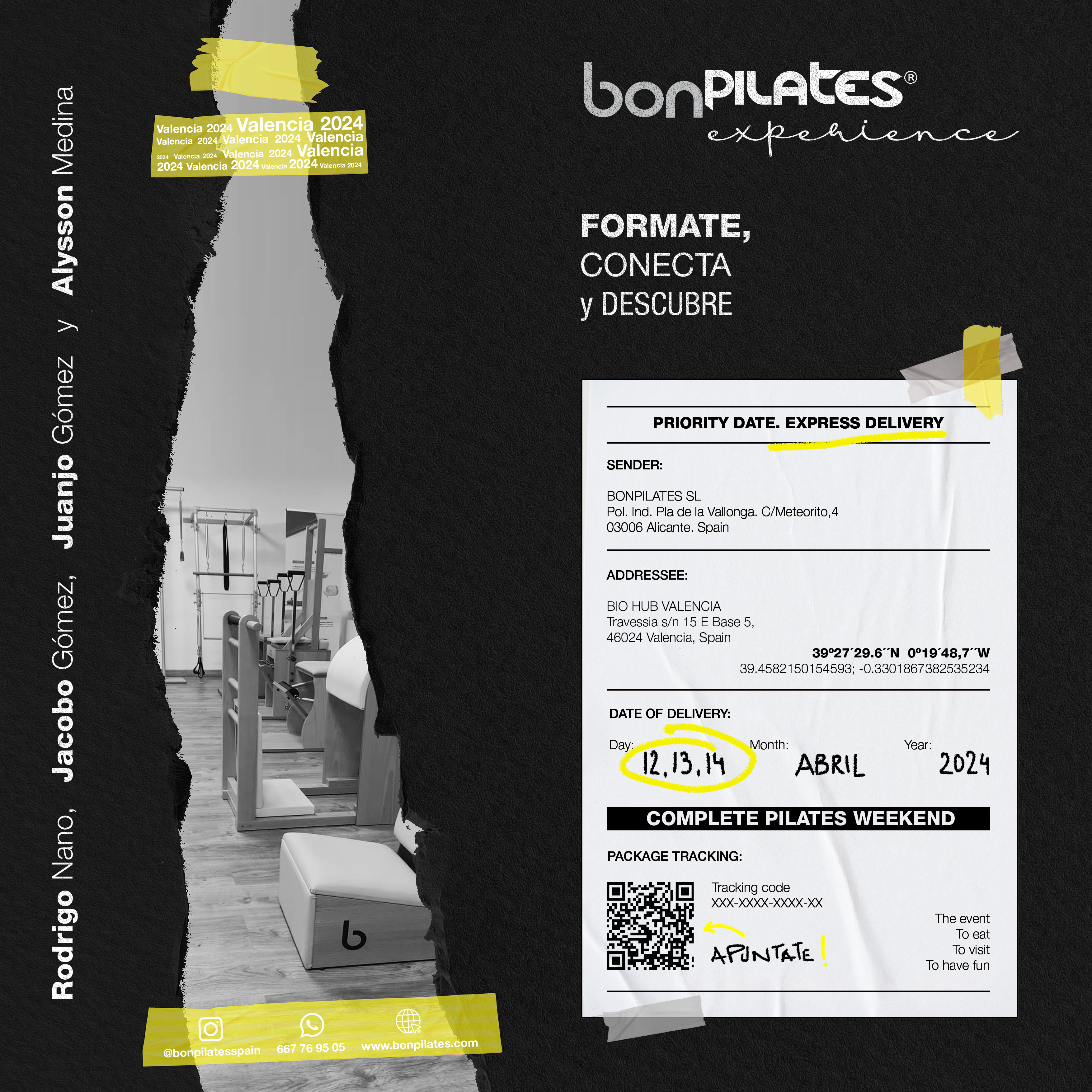 BExperience Cartel - Bonpilates Experience