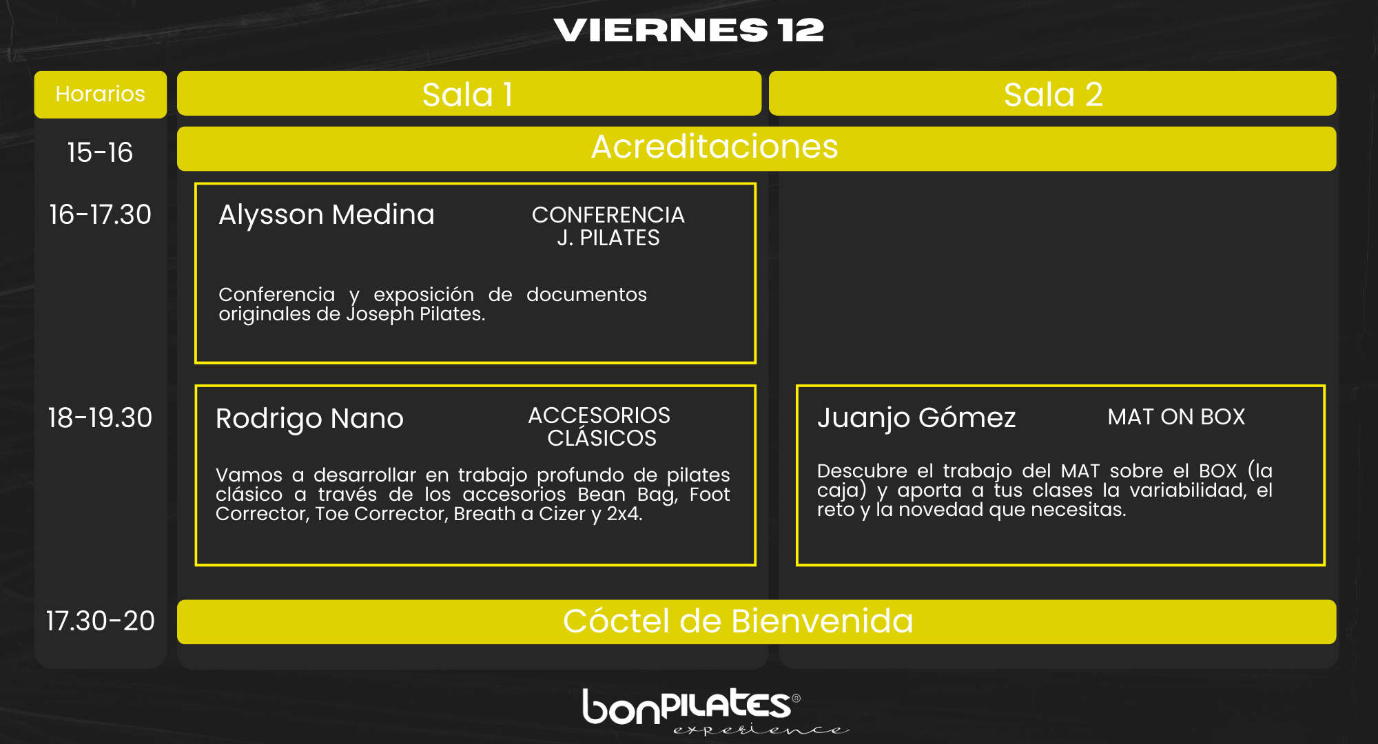 Viernes - Bonpilates Experience
