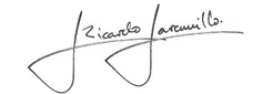 Firma de Ricardo Caramillo